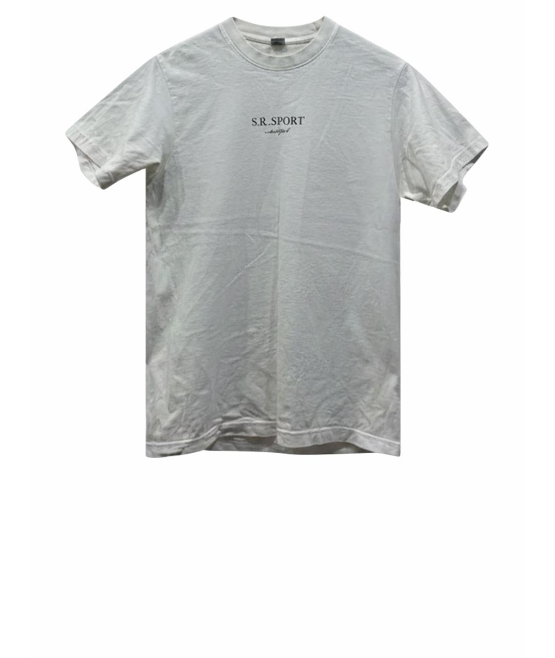 SPORTY AND RICH Белая хлопковая футболка, фото 1