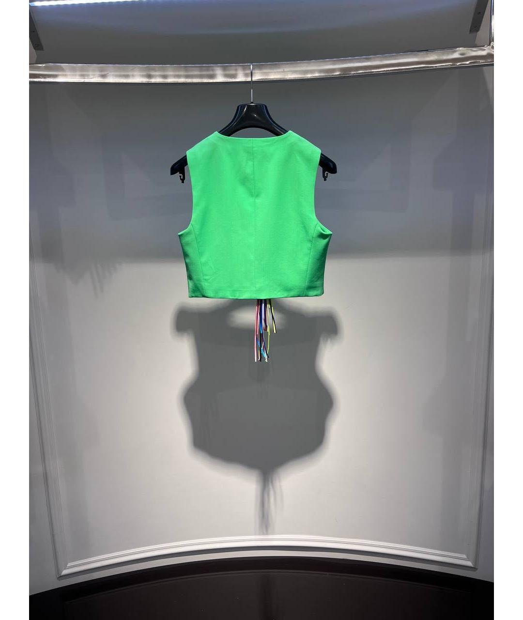 MSGM Салатовый жилет, фото 3