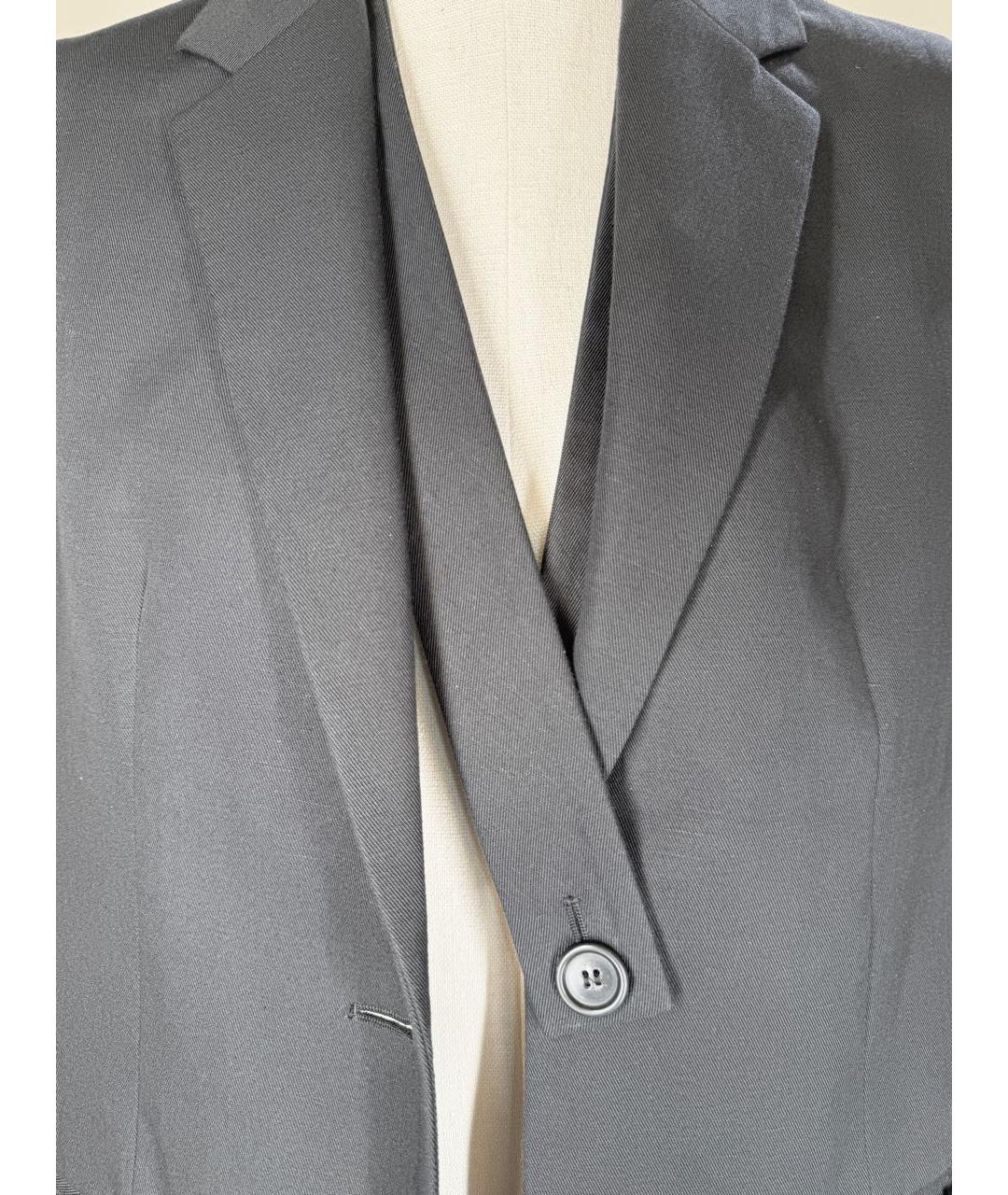 HELMUT LANG Черный шерстяной жилет, фото 7