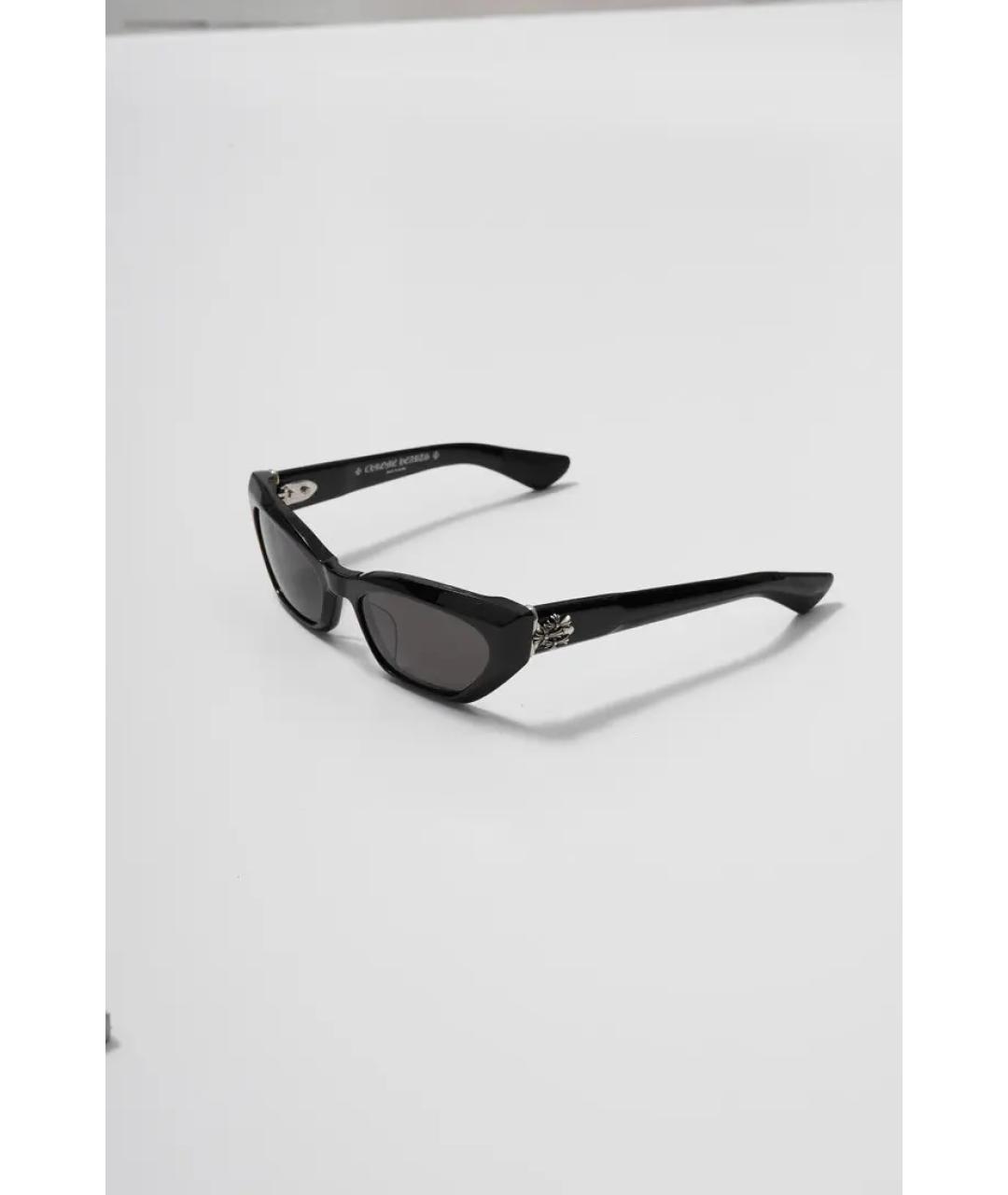 CHROME HEARTS Черные пластиковые солнцезащитные очки, фото 5