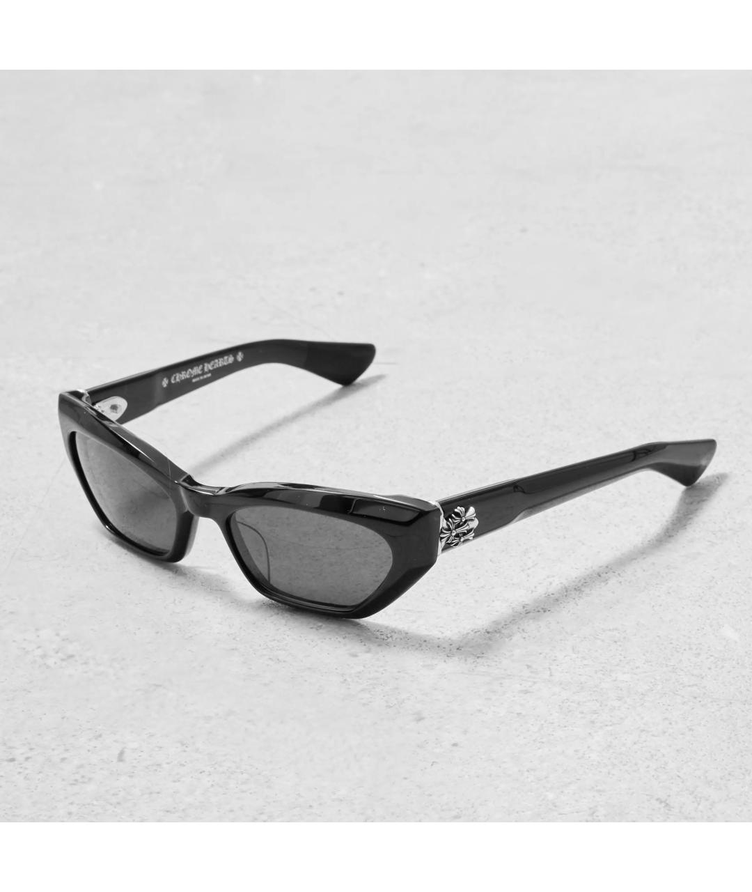 CHROME HEARTS Черные пластиковые солнцезащитные очки, фото 6