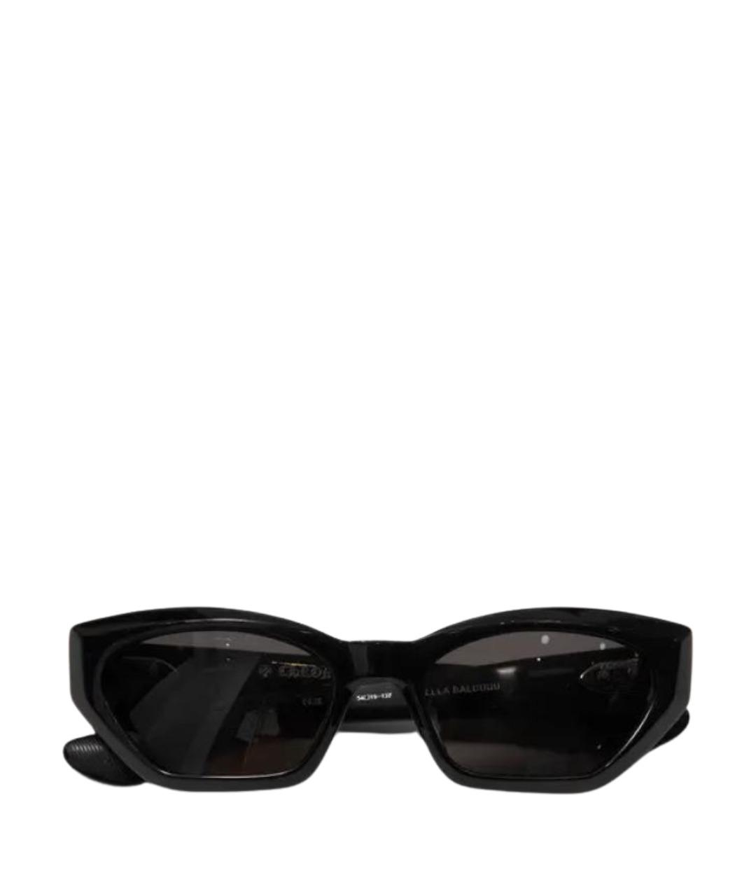 CHROME HEARTS Черные пластиковые солнцезащитные очки, фото 1