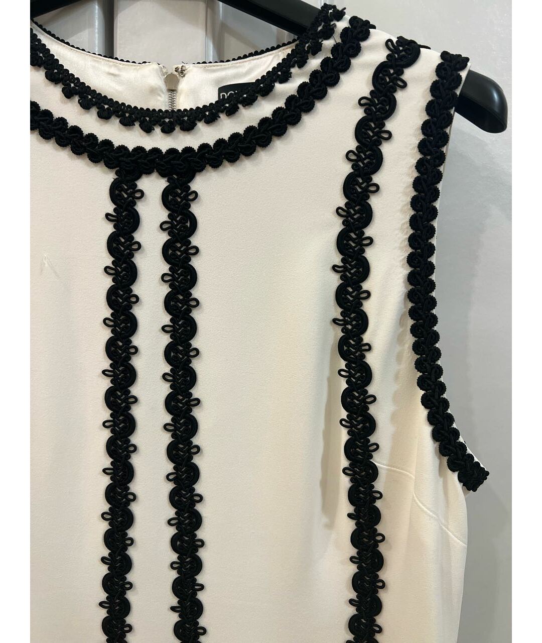 DOLCE&GABBANA Белое вискозное коктейльное платье, фото 4