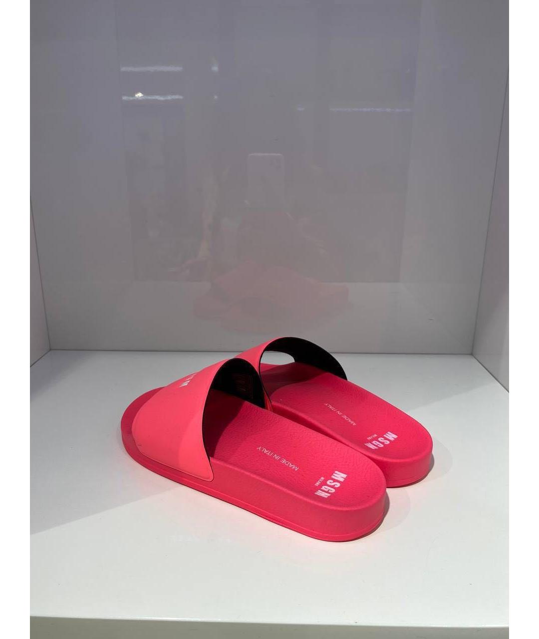 MSGM Розовые шлепанцы, фото 3