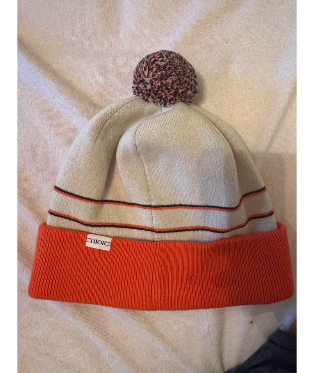 CHRISTIAN DIOR Мульти шерстяная шапка, фото 2