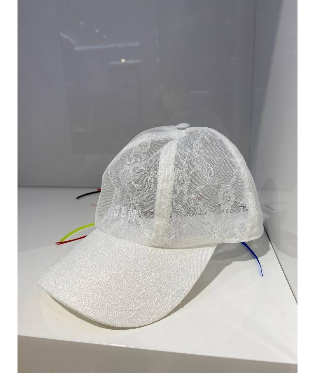 MSGM Белая кепка, фото 3