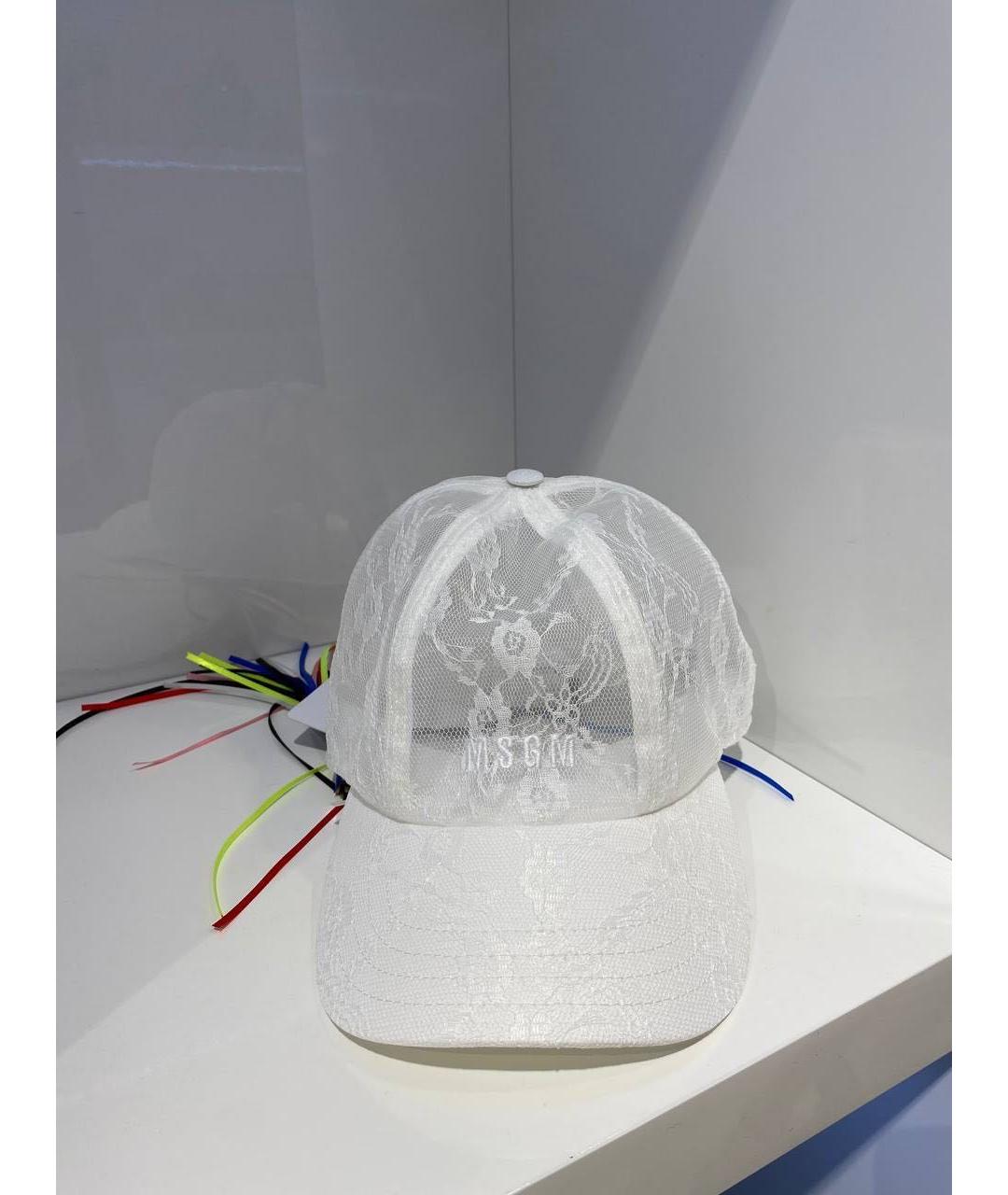 MSGM Белая кепка, фото 4