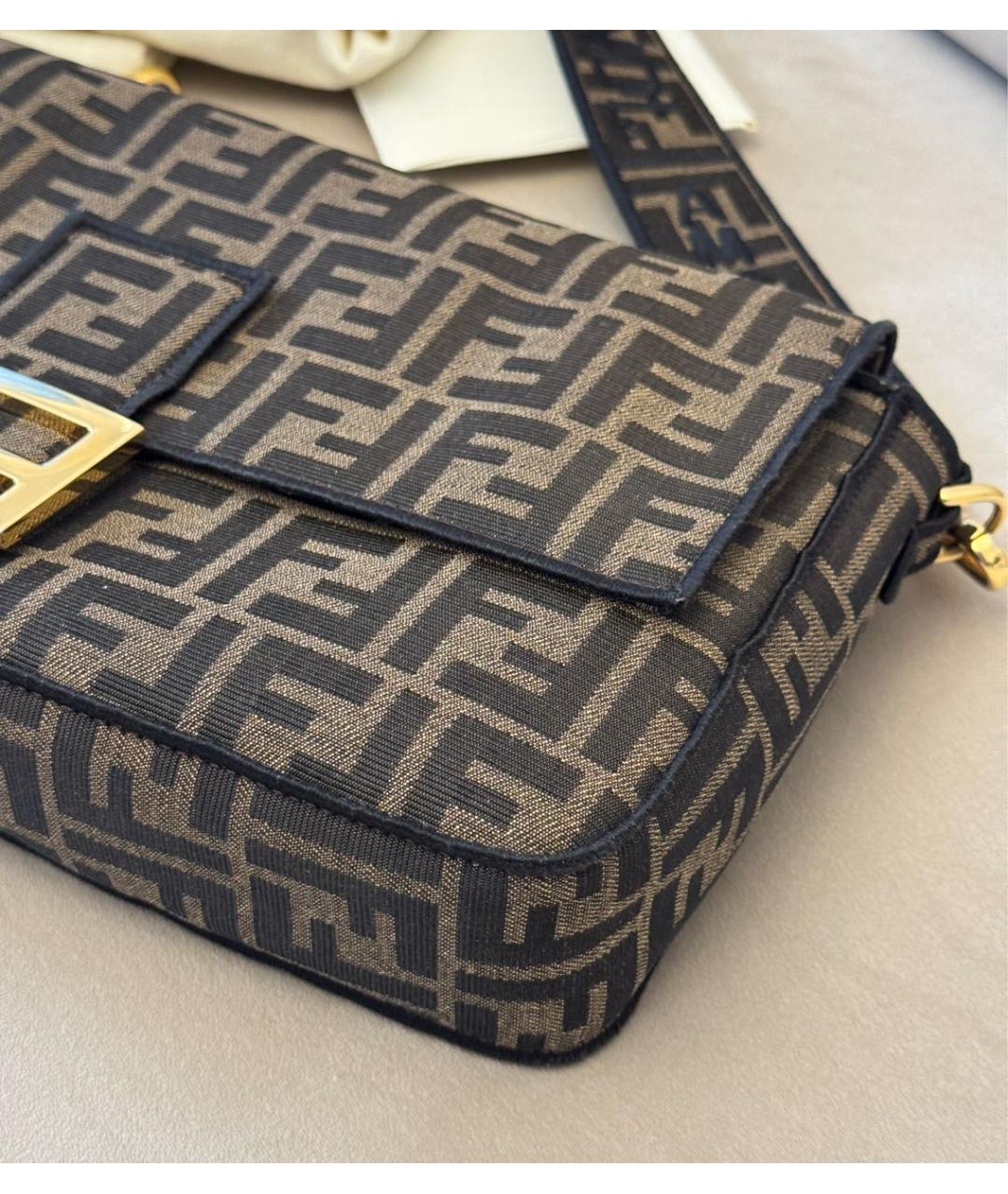 FENDI Жаккардовая сумка через плечо, фото 5