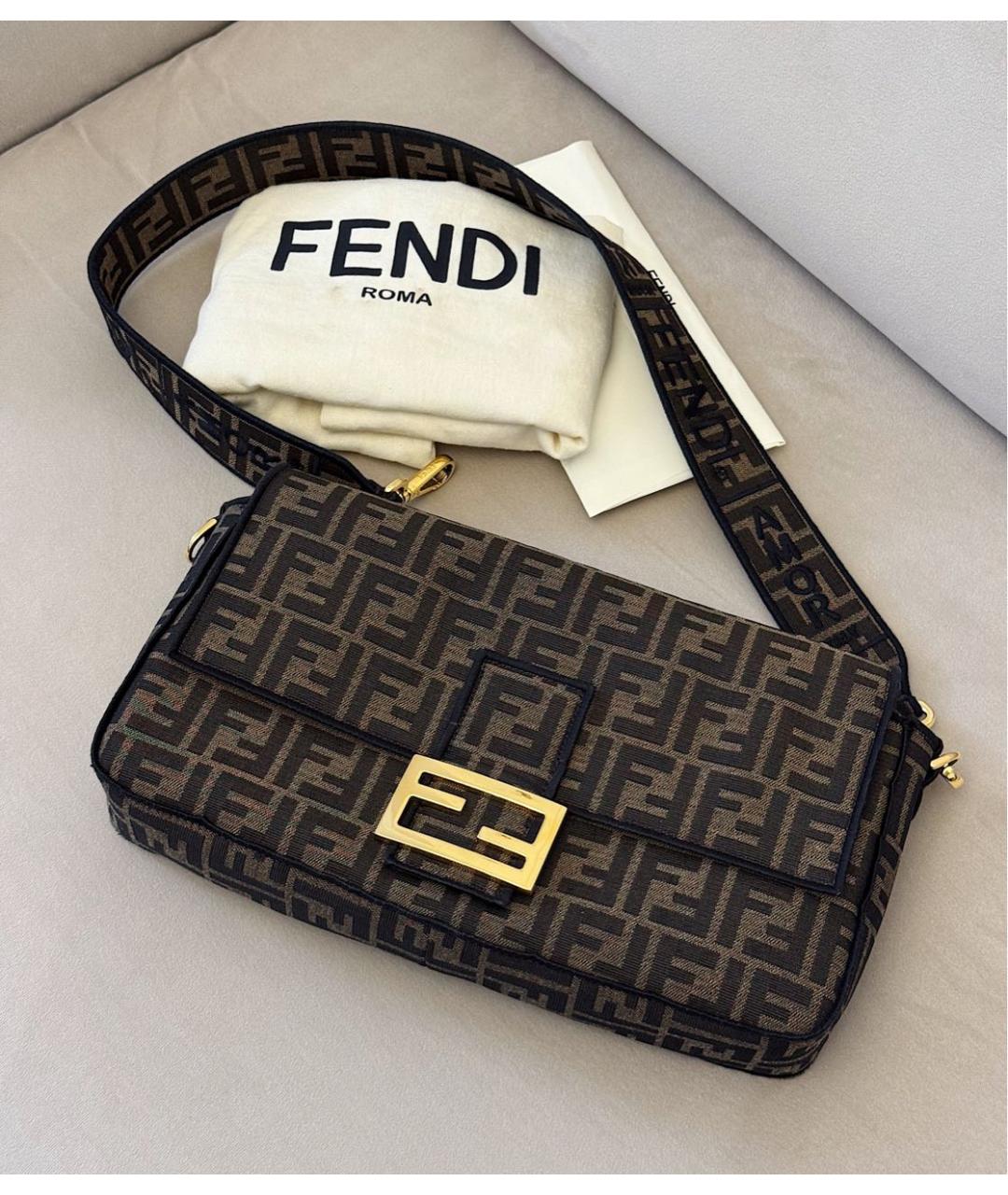 FENDI Жаккардовая сумка через плечо, фото 2