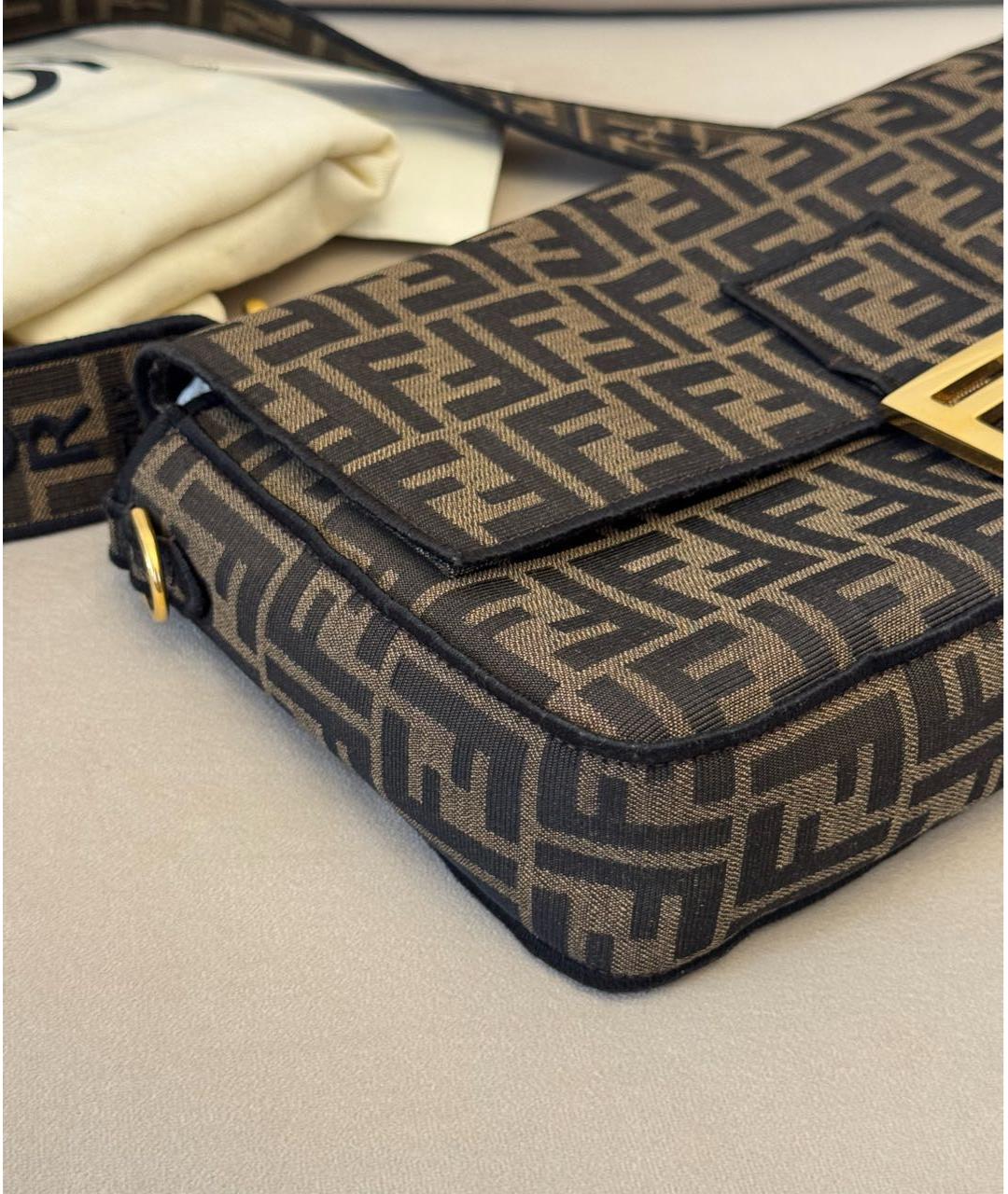 FENDI Жаккардовая сумка через плечо, фото 4