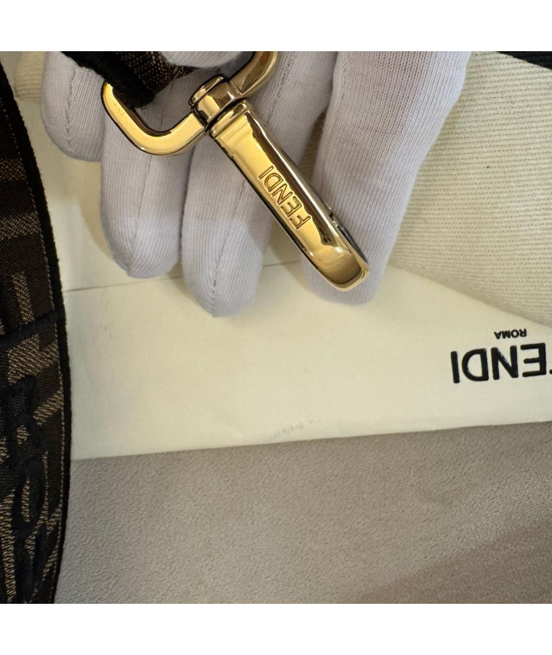 FENDI Жаккардовая сумка через плечо, фото 7