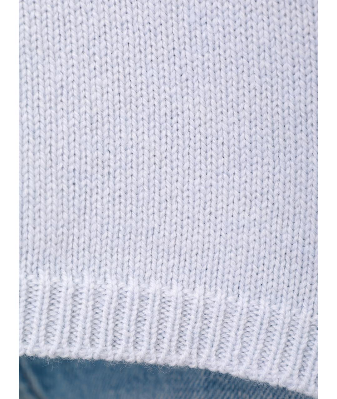 LORENA ANTONIAZZI Голубой шерстяной джемпер / свитер, фото 6