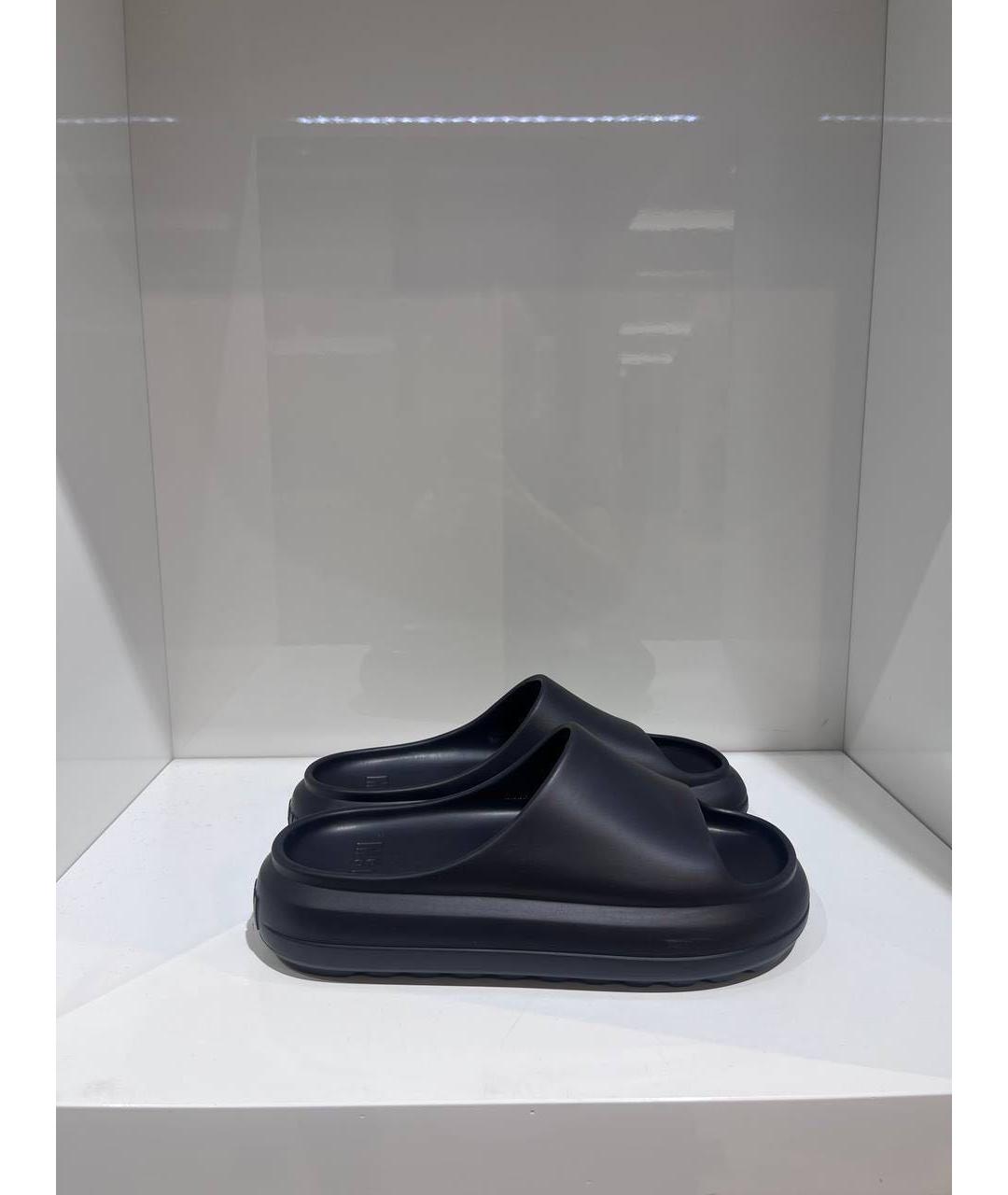 MSGM Черные шлепанцы, фото 2