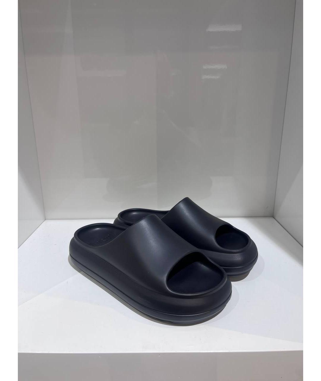 MSGM Черные шлепанцы, фото 3