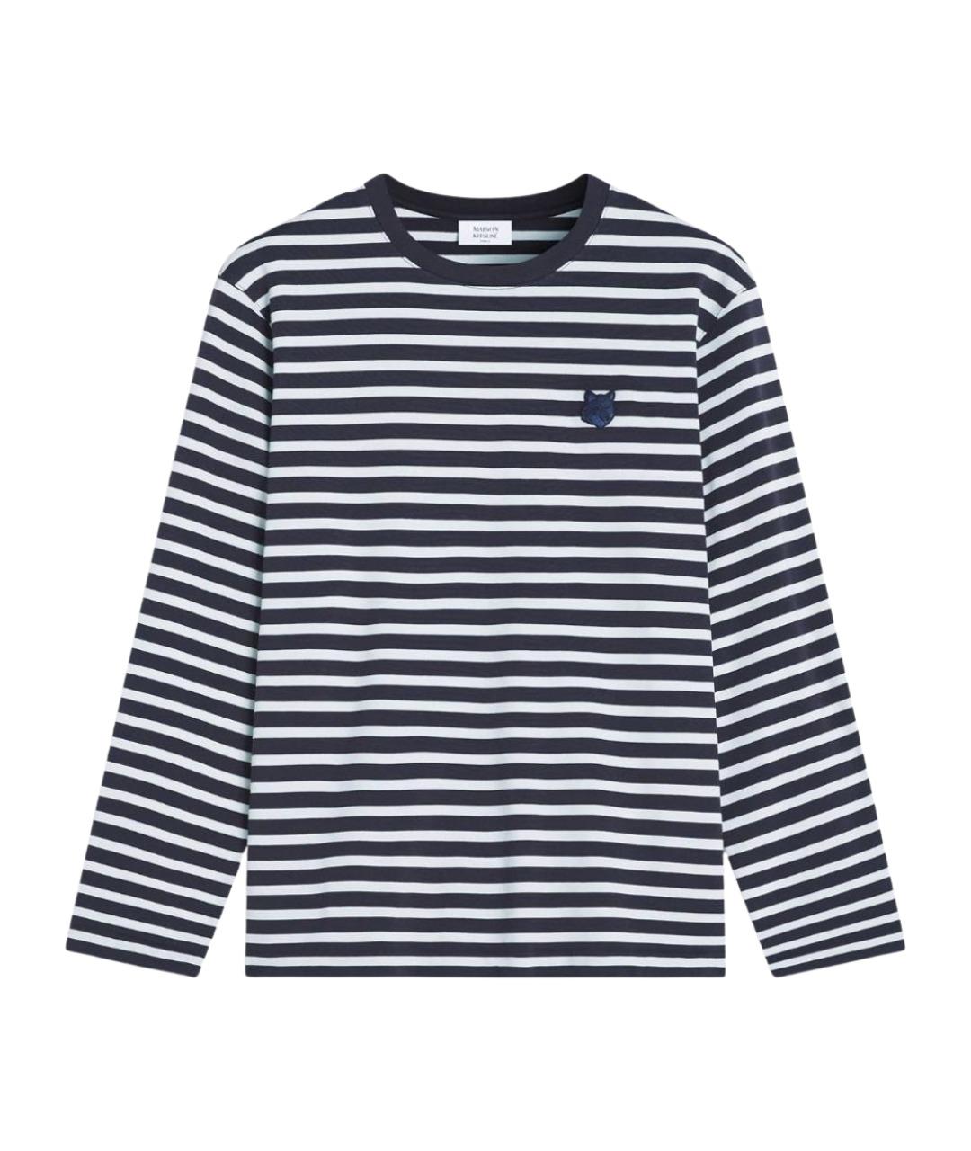 MAISON KITSUNE Темно-синий хлопковый джемпер / свитер, фото 1