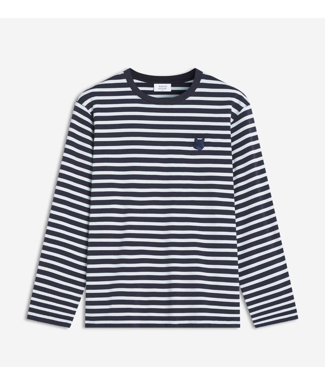 MAISON KITSUNE Темно-синий хлопковый джемпер / свитер, фото 5