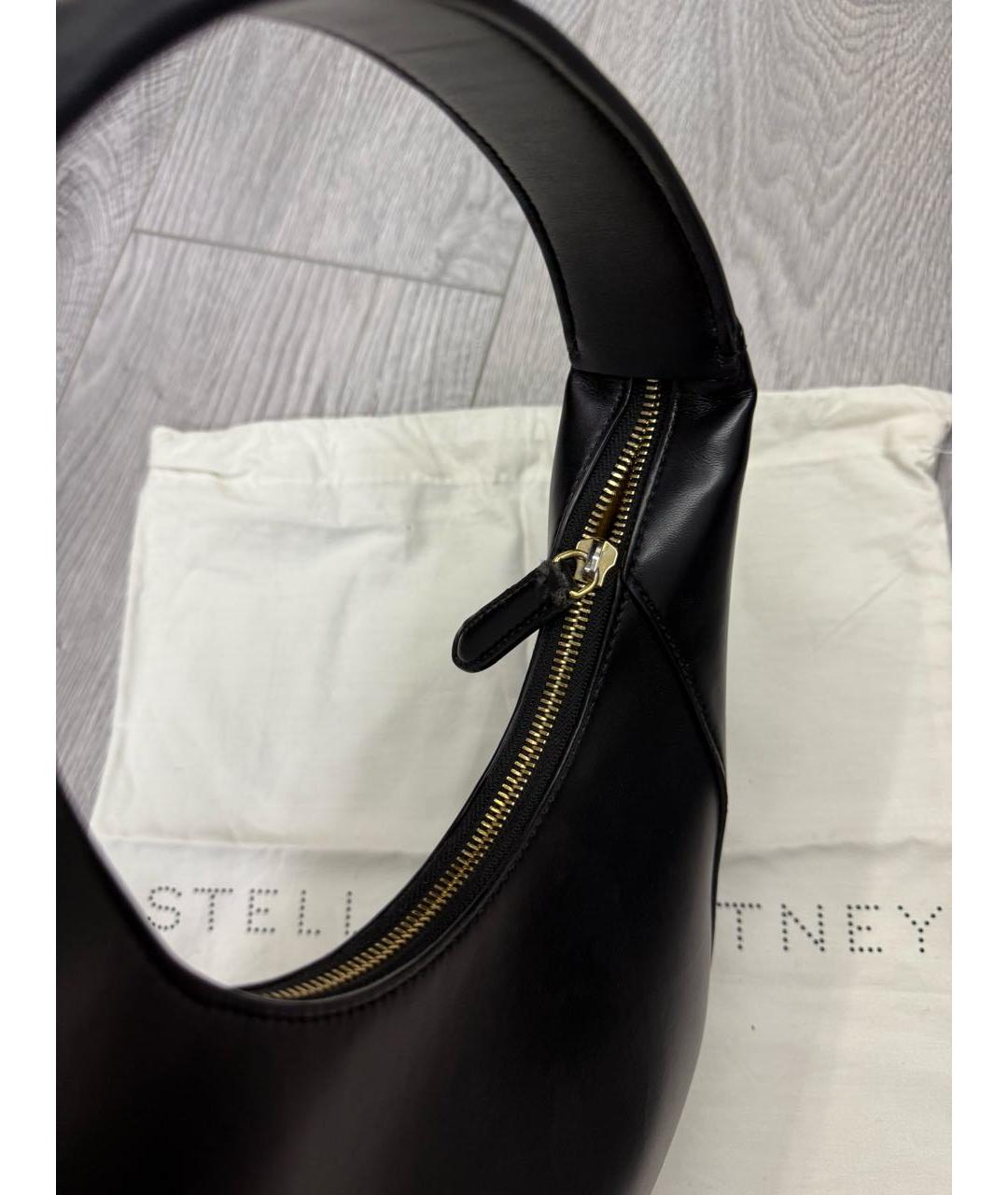 STELLA MCCARTNEY Черная сумка с короткими ручками из искусственной кожи, фото 6