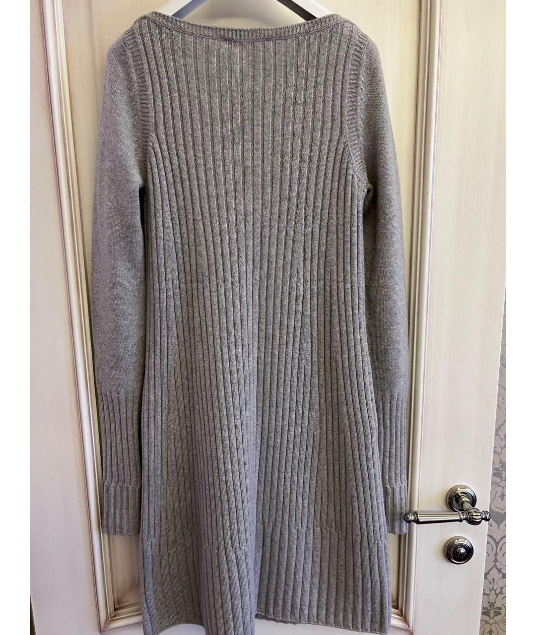 LORO PIANA Серое кашемировое платье, фото 2