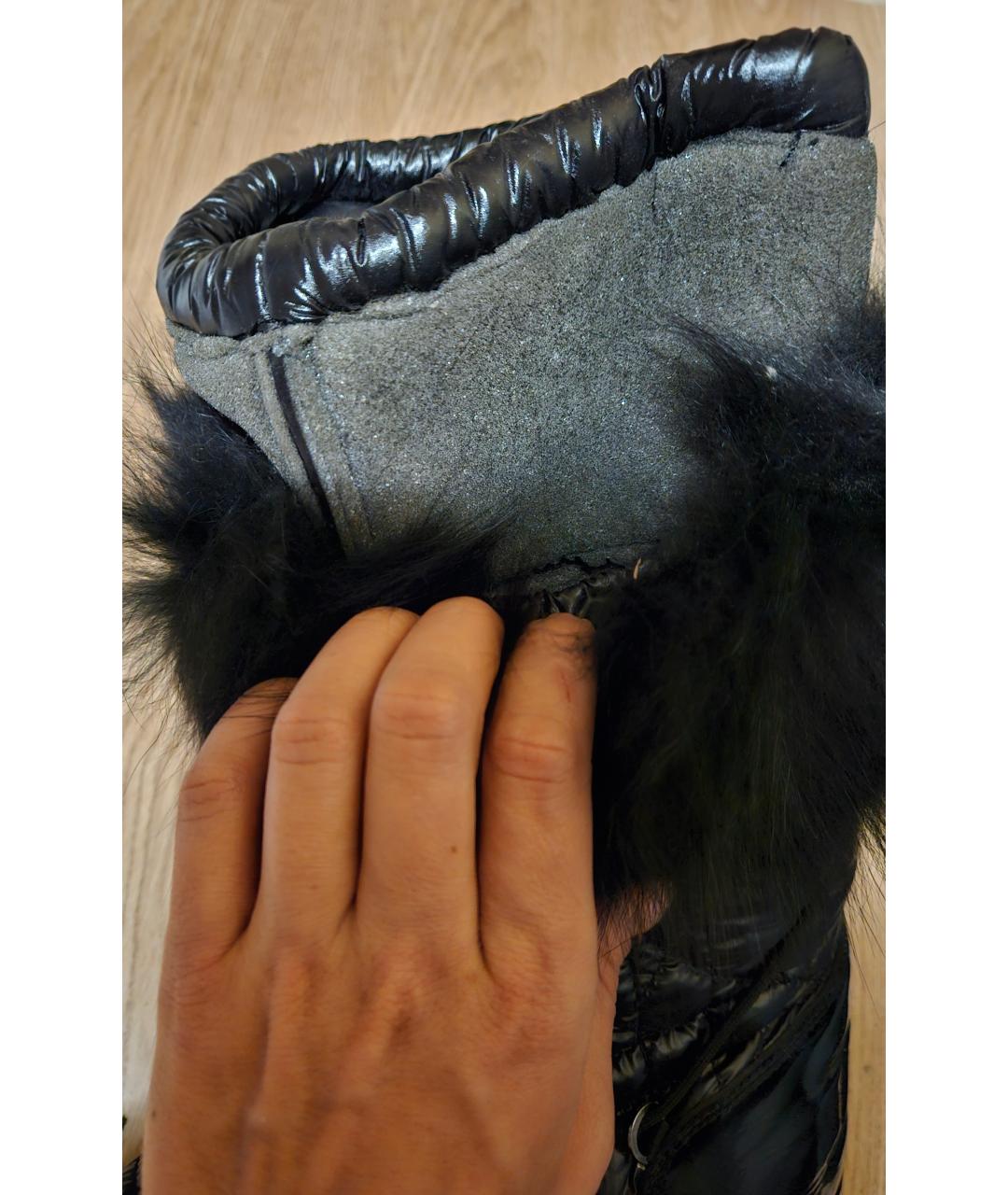 CHRISTIAN DIOR Черные текстильные ботинки, фото 9