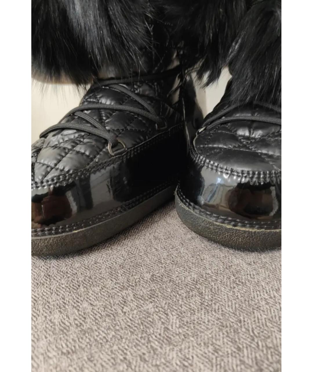 CHRISTIAN DIOR Черные текстильные ботинки, фото 8