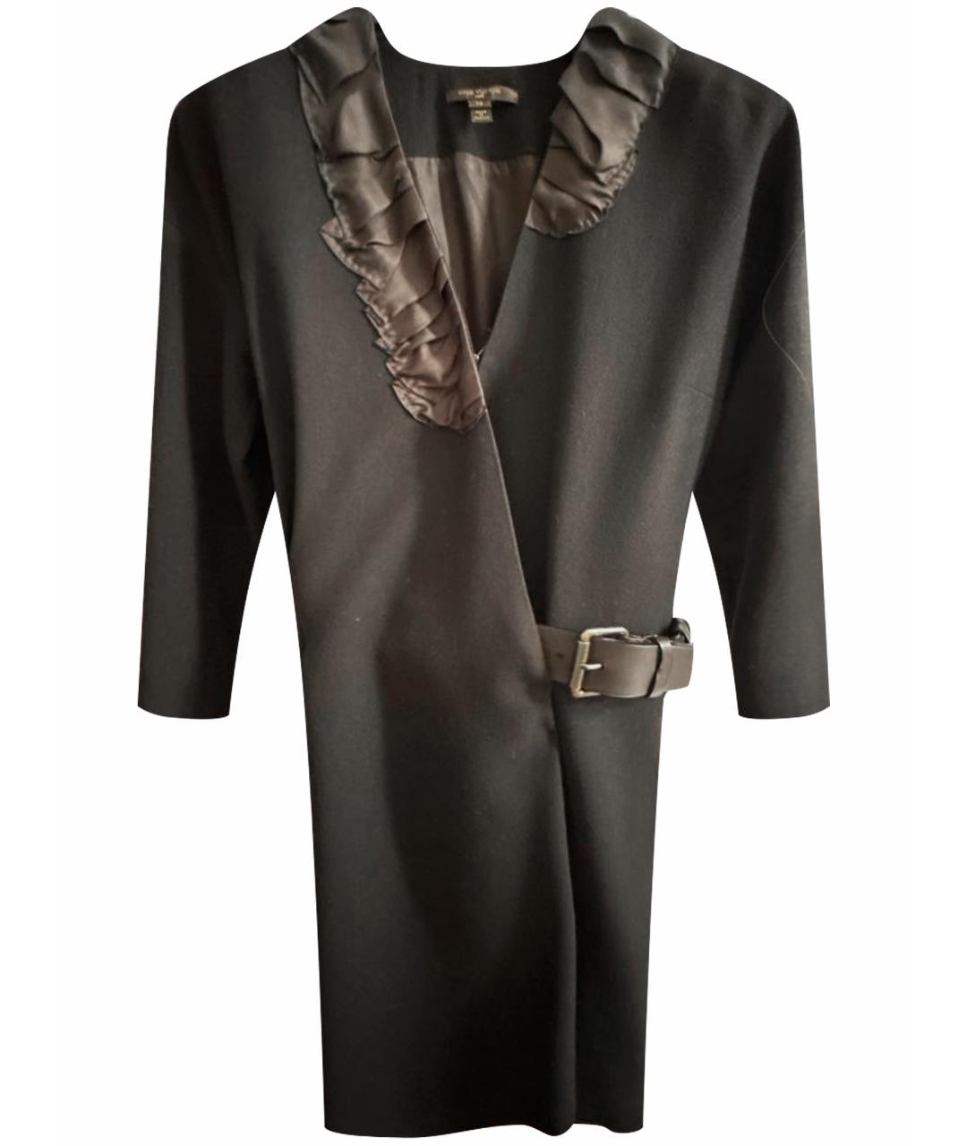 LOUIS VUITTON Черное кашемировое платье, фото 1