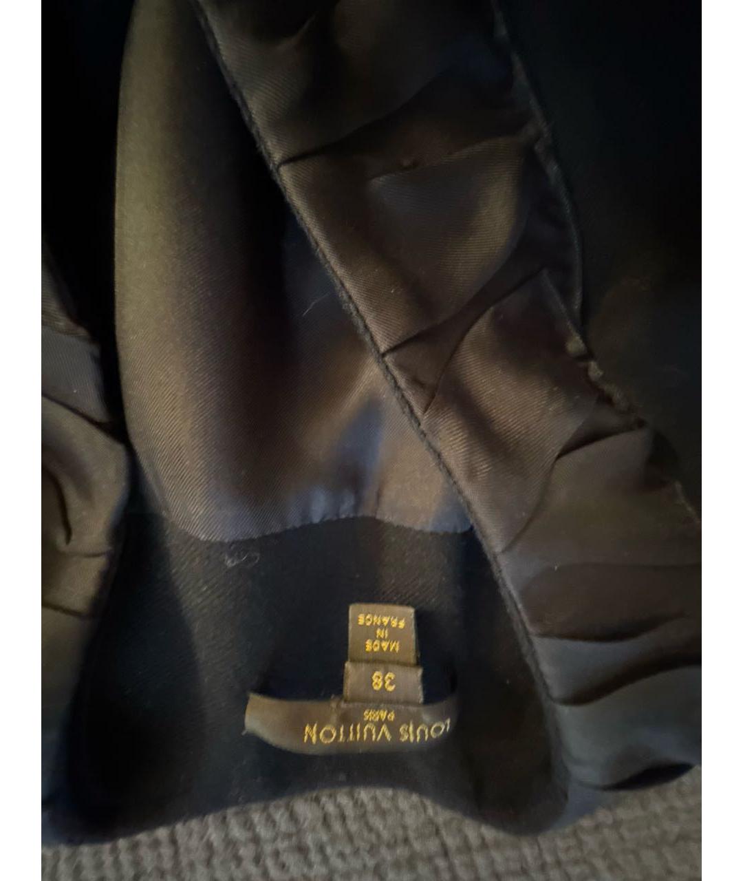 LOUIS VUITTON Черное кашемировое платье, фото 8