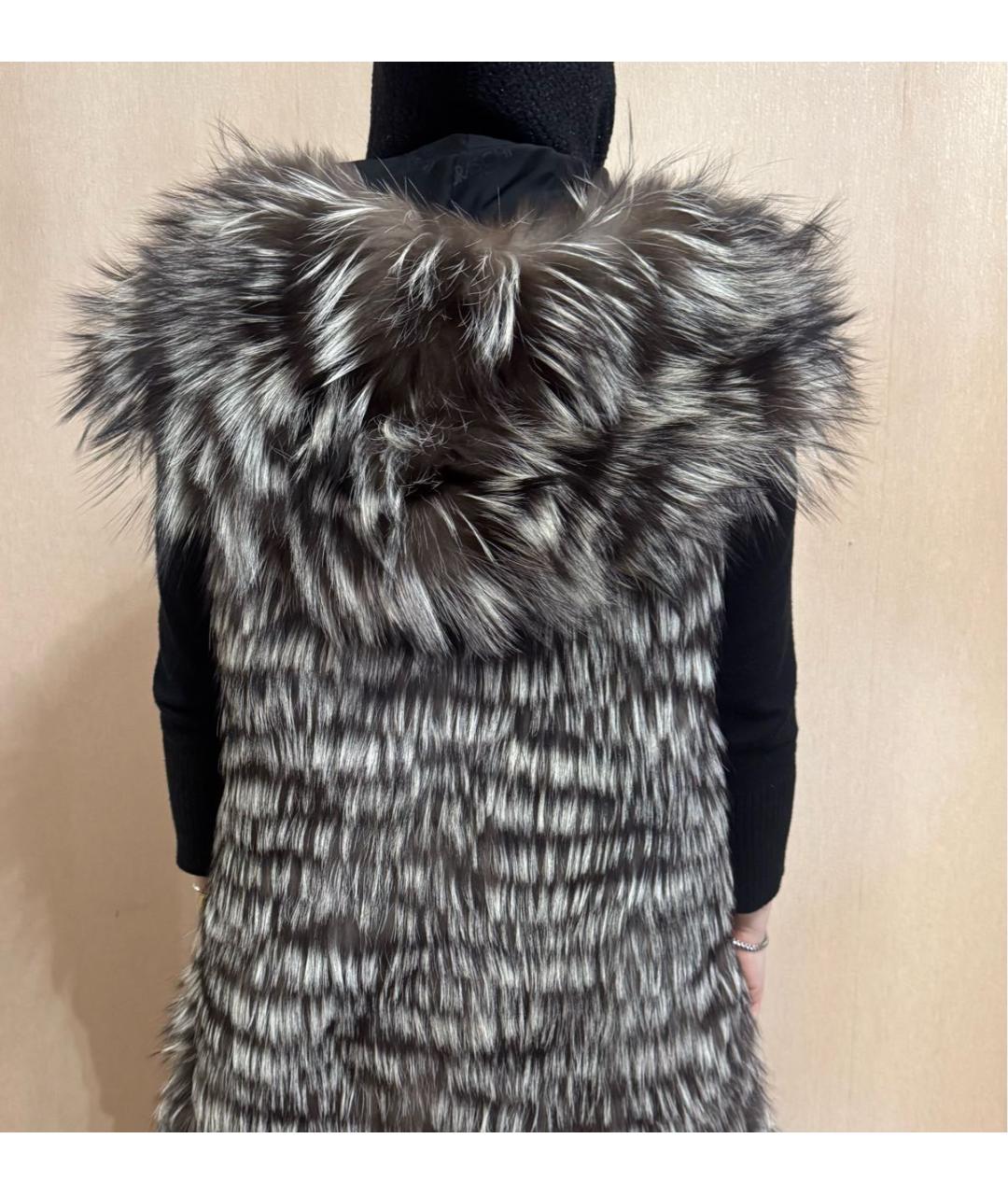 BRASCHI Коричневая меховая шуба, фото 2