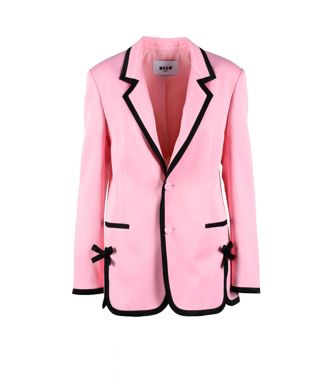 MSGM Розовый жакет/пиджак, фото 1