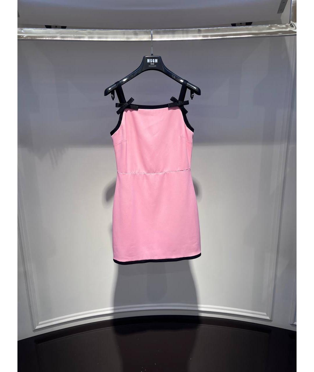 MSGM Розовое повседневное платье, фото 2