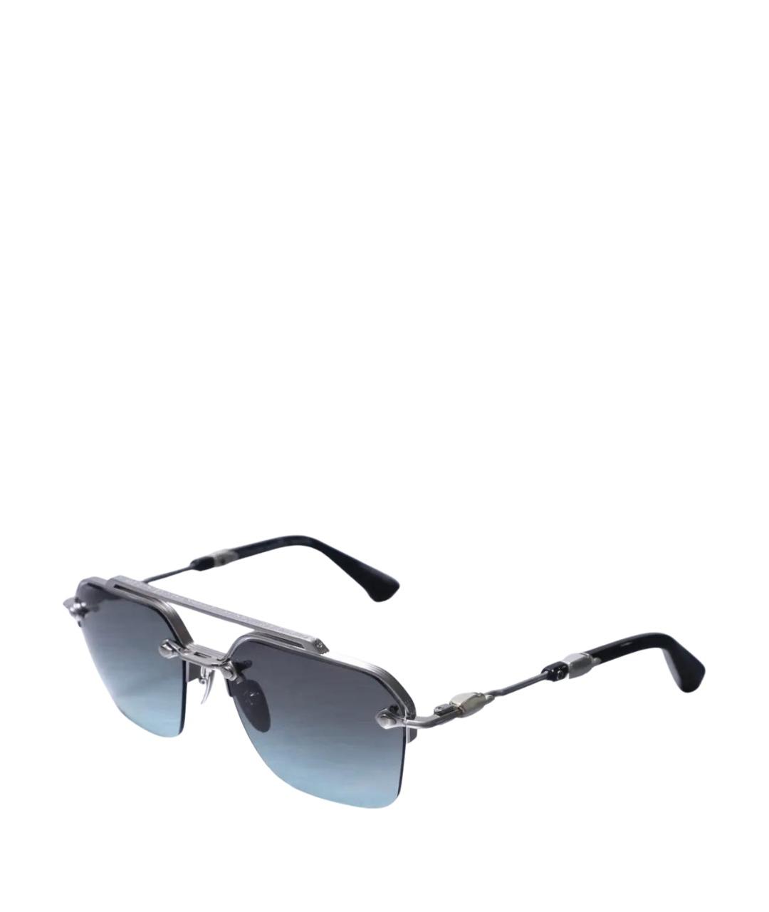 CHROME HEARTS Серебряные металлические солнцезащитные очки, фото 1