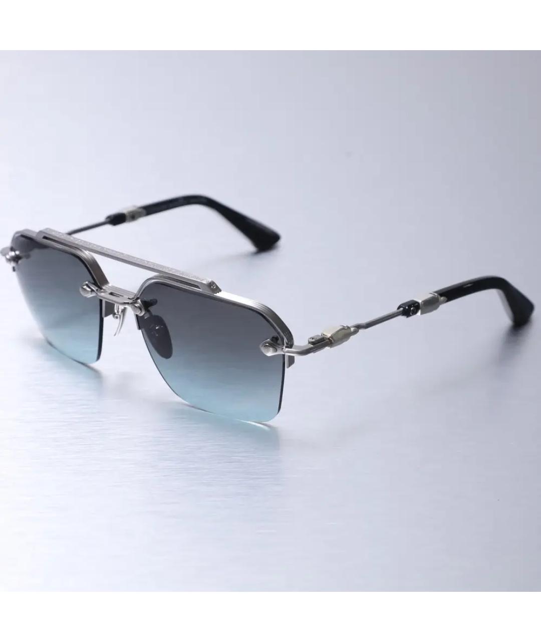 CHROME HEARTS Серебряные металлические солнцезащитные очки, фото 8