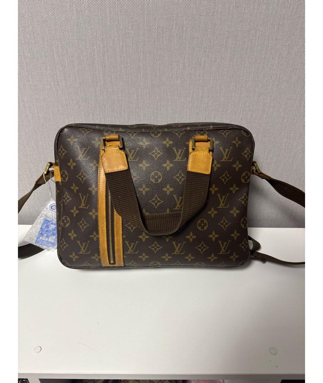 LOUIS VUITTON Коричневый портфель, фото 6