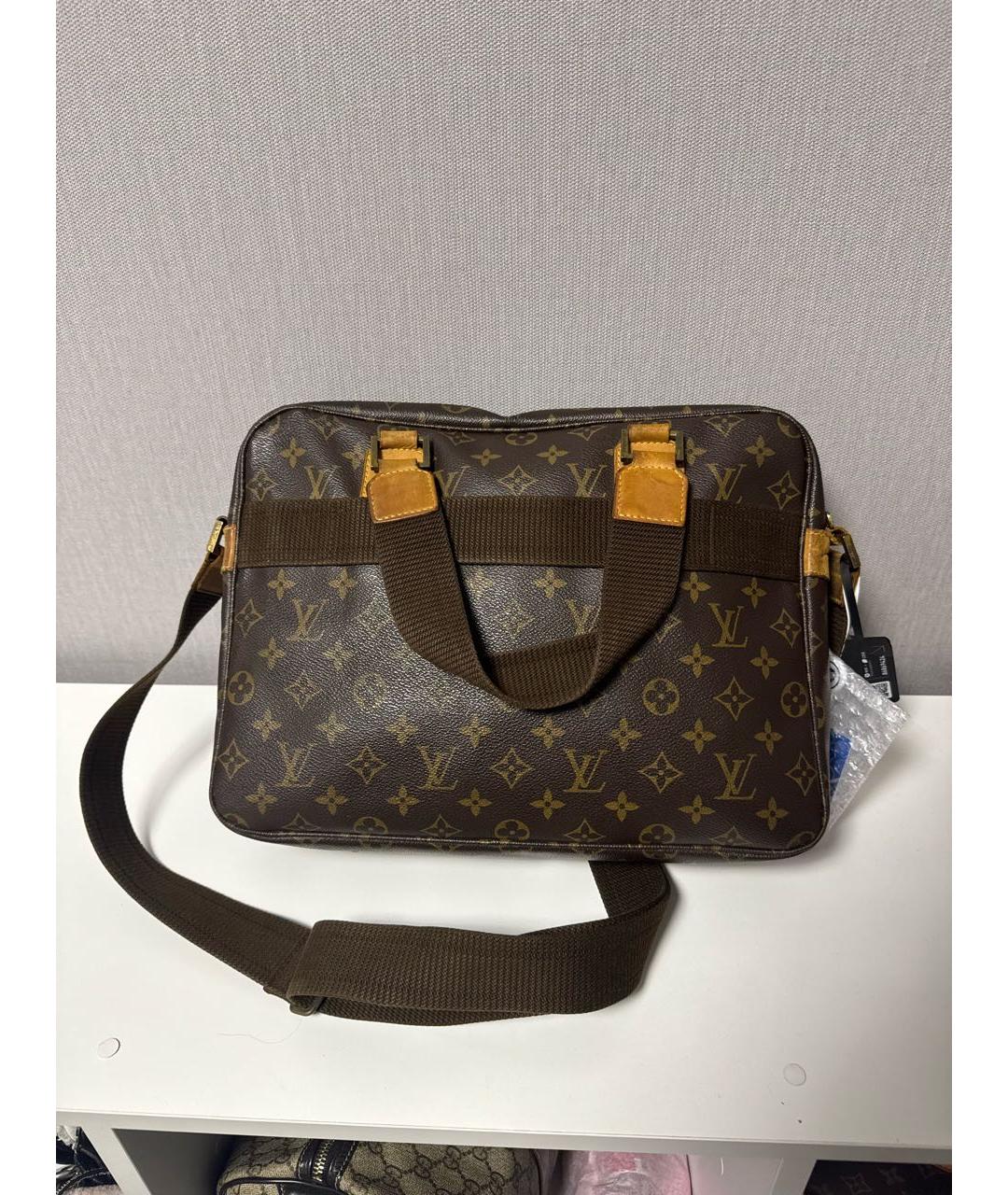 LOUIS VUITTON Коричневый портфель, фото 2