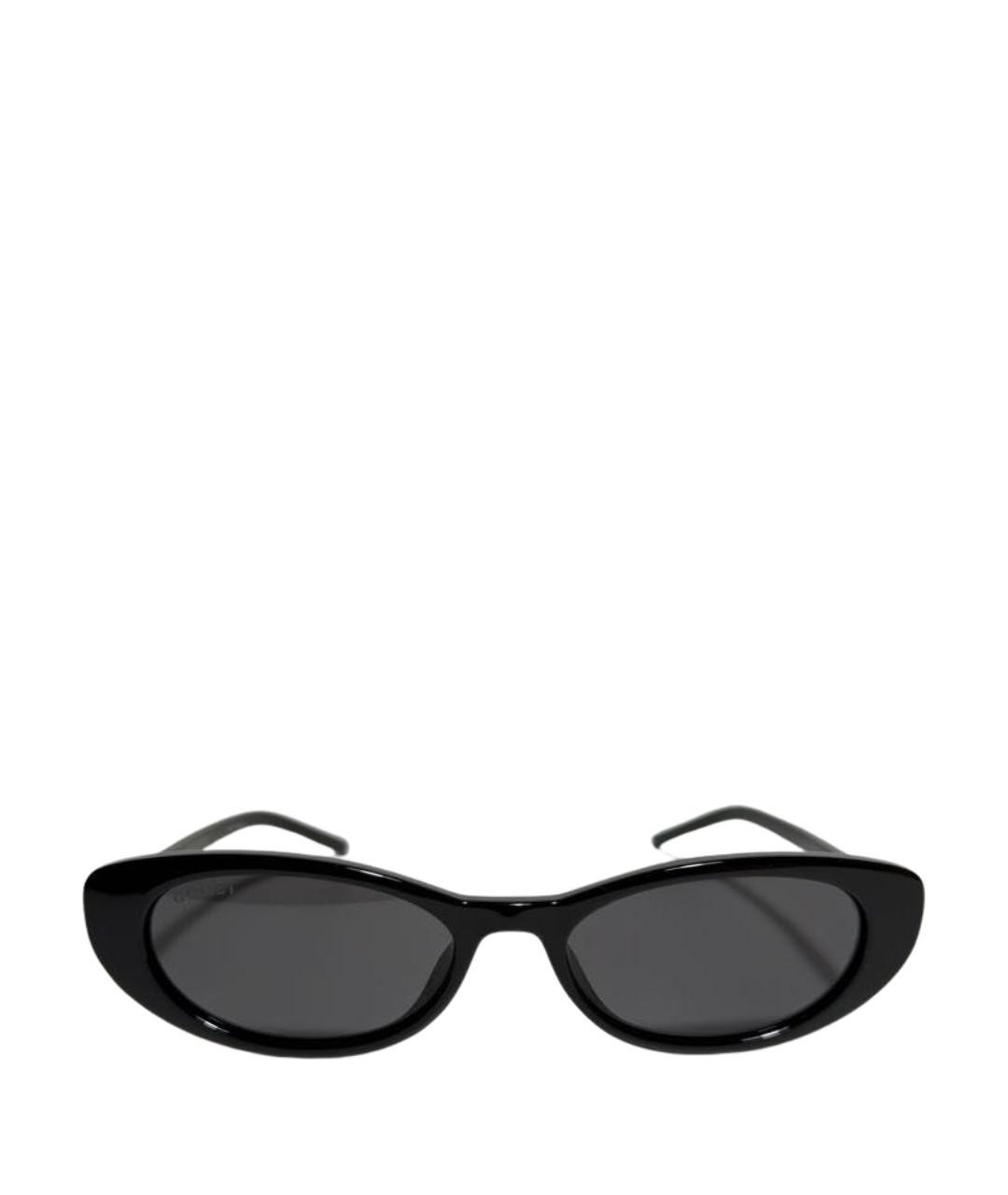 GUCCI Черные пластиковые солнцезащитные очки, фото 1