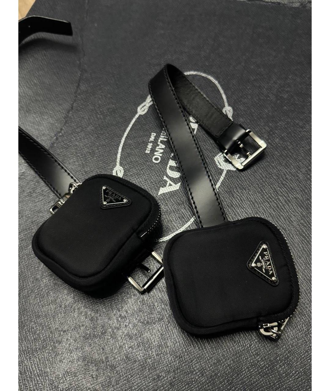 PRADA Черные кожаные ботинки, фото 8