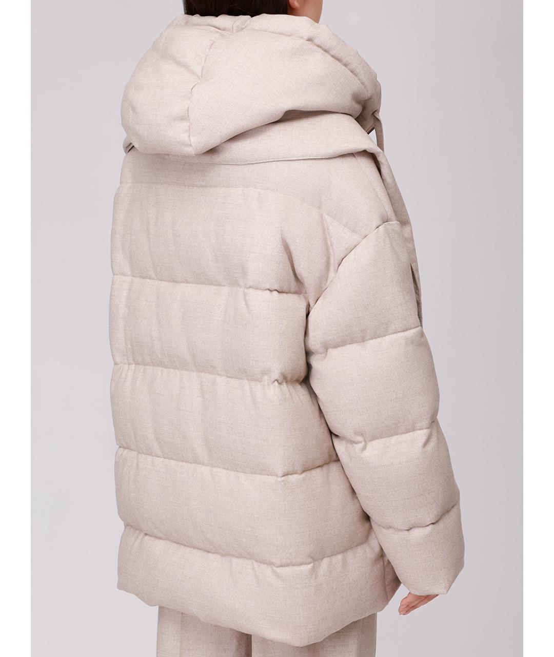 LORENA ANTONIAZZI Бежевая куртка, фото 3