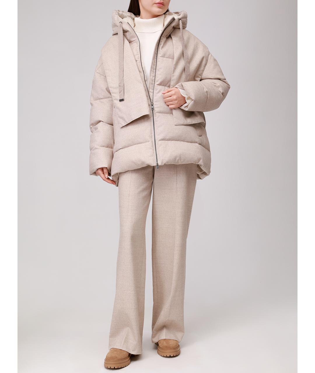 LORENA ANTONIAZZI Бежевая куртка, фото 2