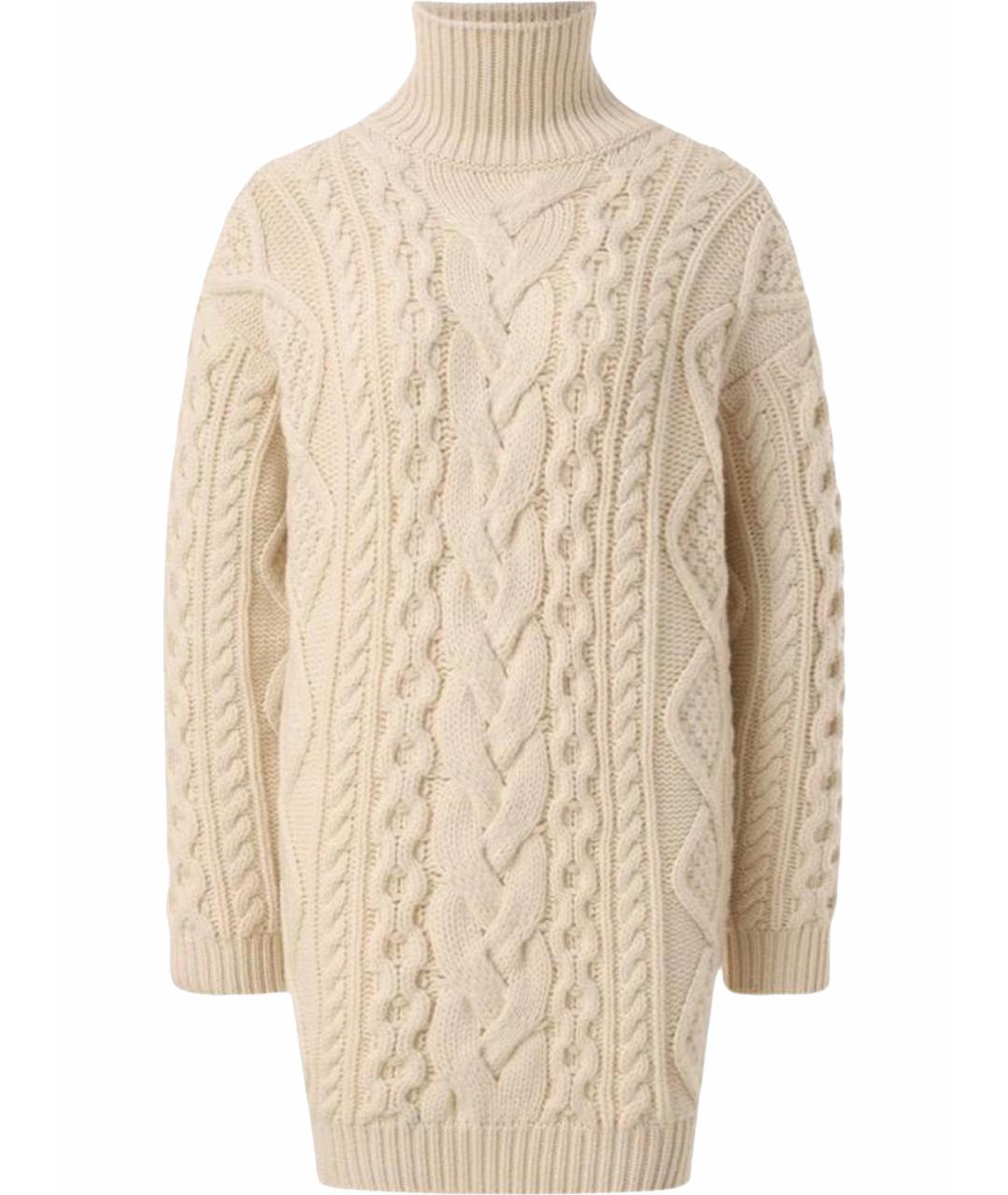 CELINE Бежевый кашемировый джемпер / свитер, фото 1