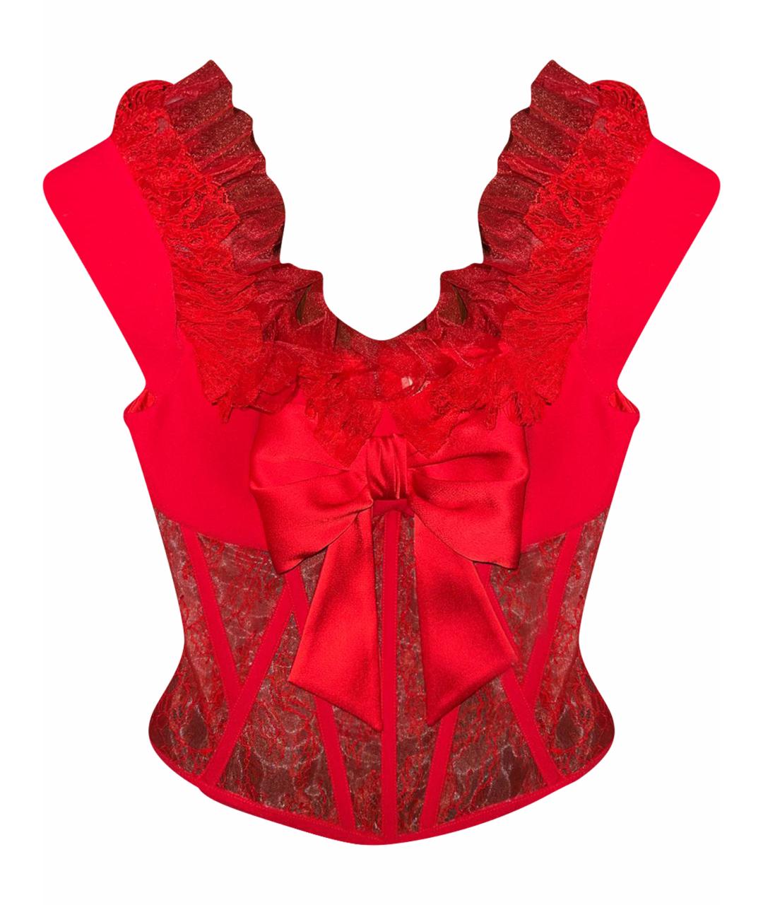 ROZIECORSETS Бордовый корсет, фото 1