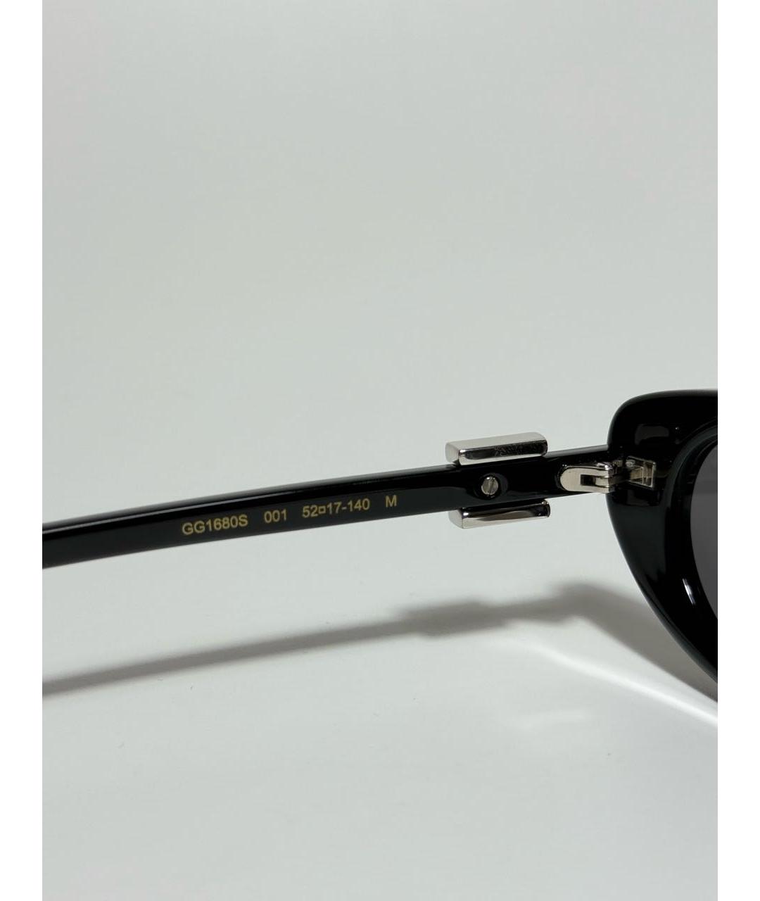 GUCCI Черные пластиковые солнцезащитные очки, фото 3