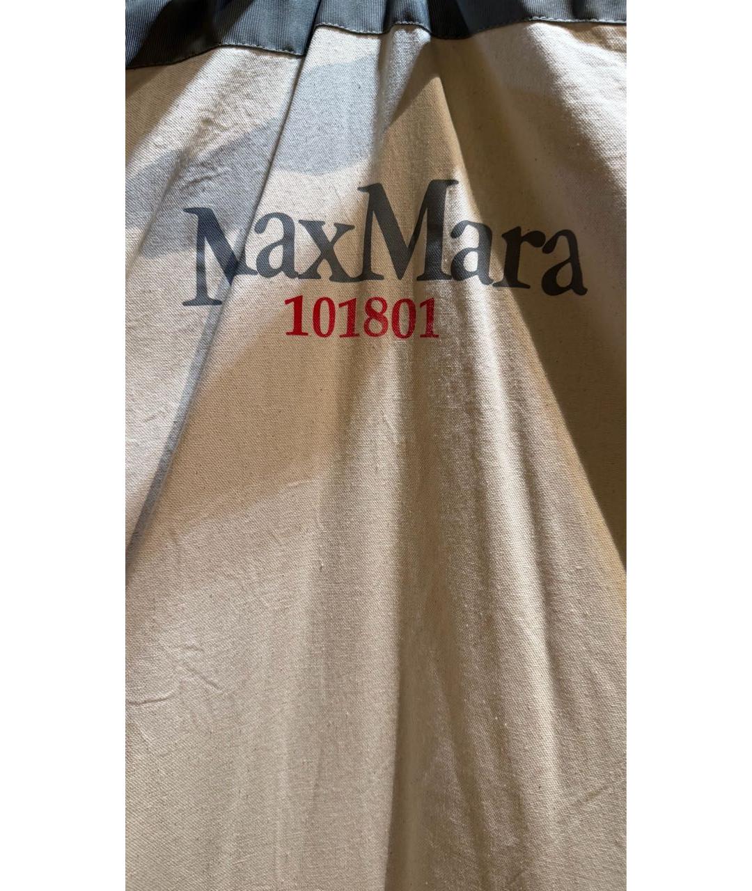 MAX MARA Бежевая шерстяная шуба, фото 4