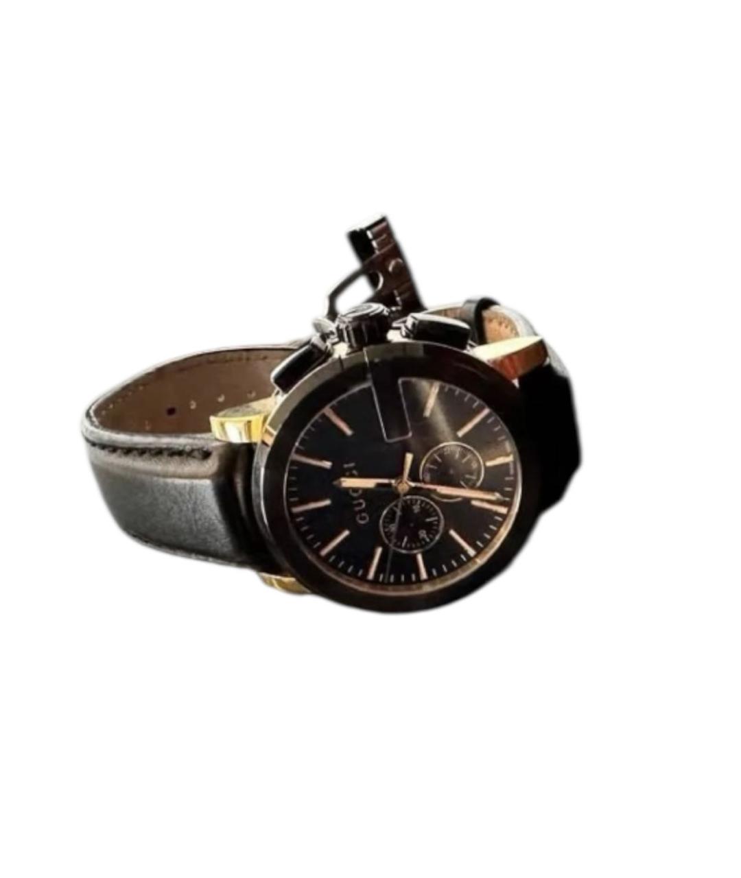 GUCCI Черные часы, фото 5