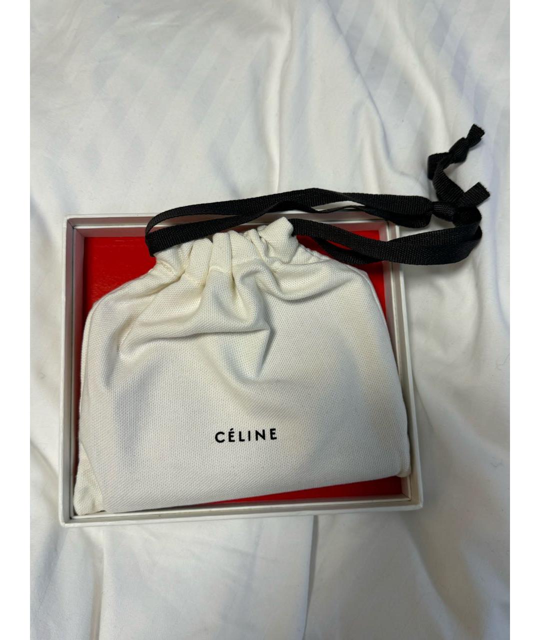 CELINE Красный кожаный кошелек, фото 5