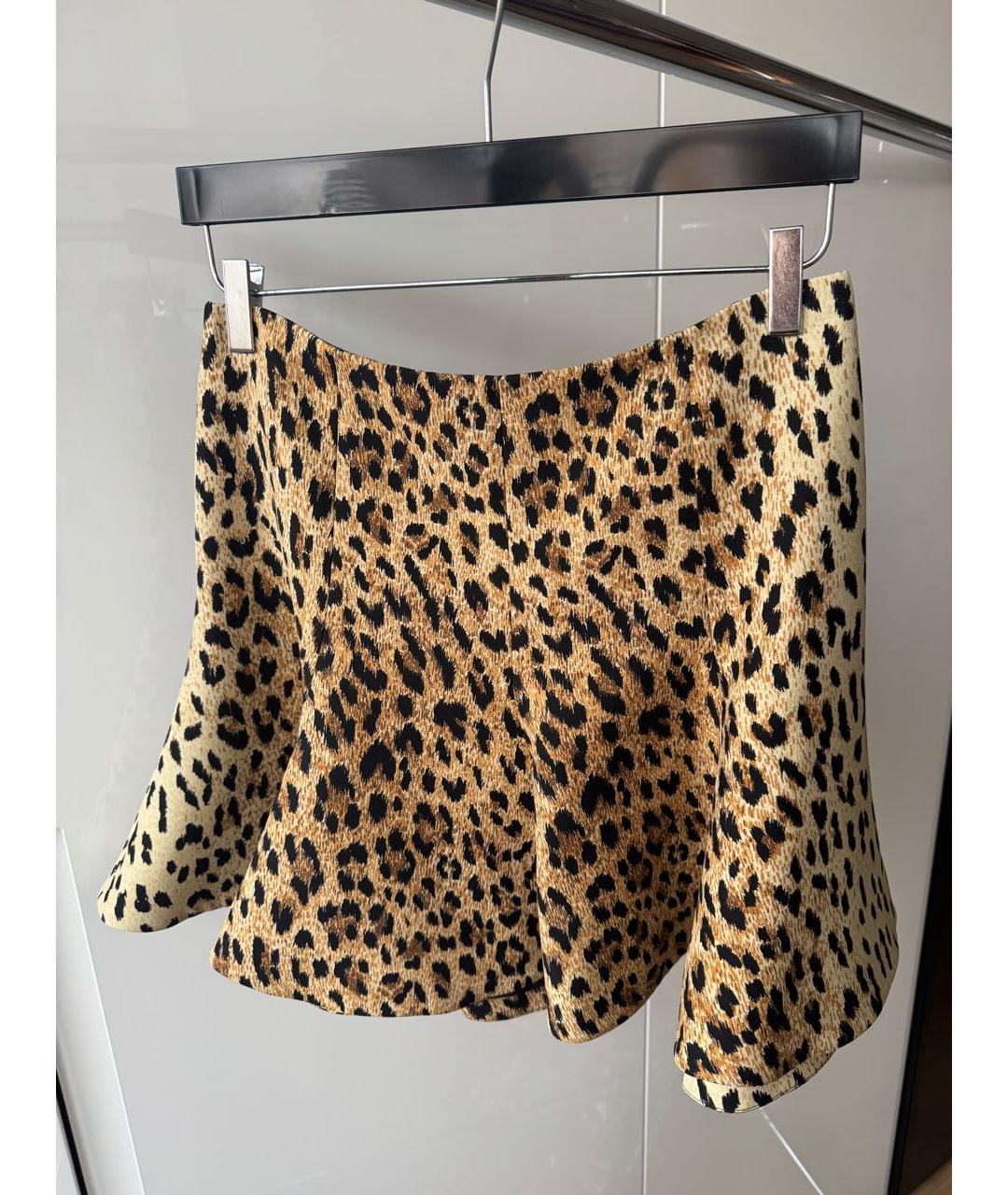 VALENTINO Мульти шелковая юбка мини, фото 2