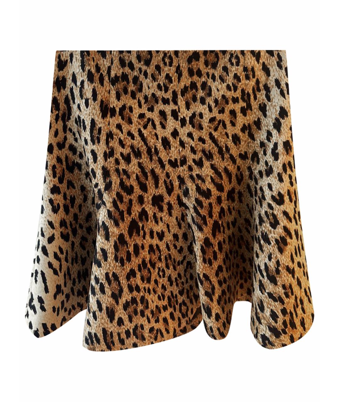 VALENTINO Мульти шелковая юбка мини, фото 1