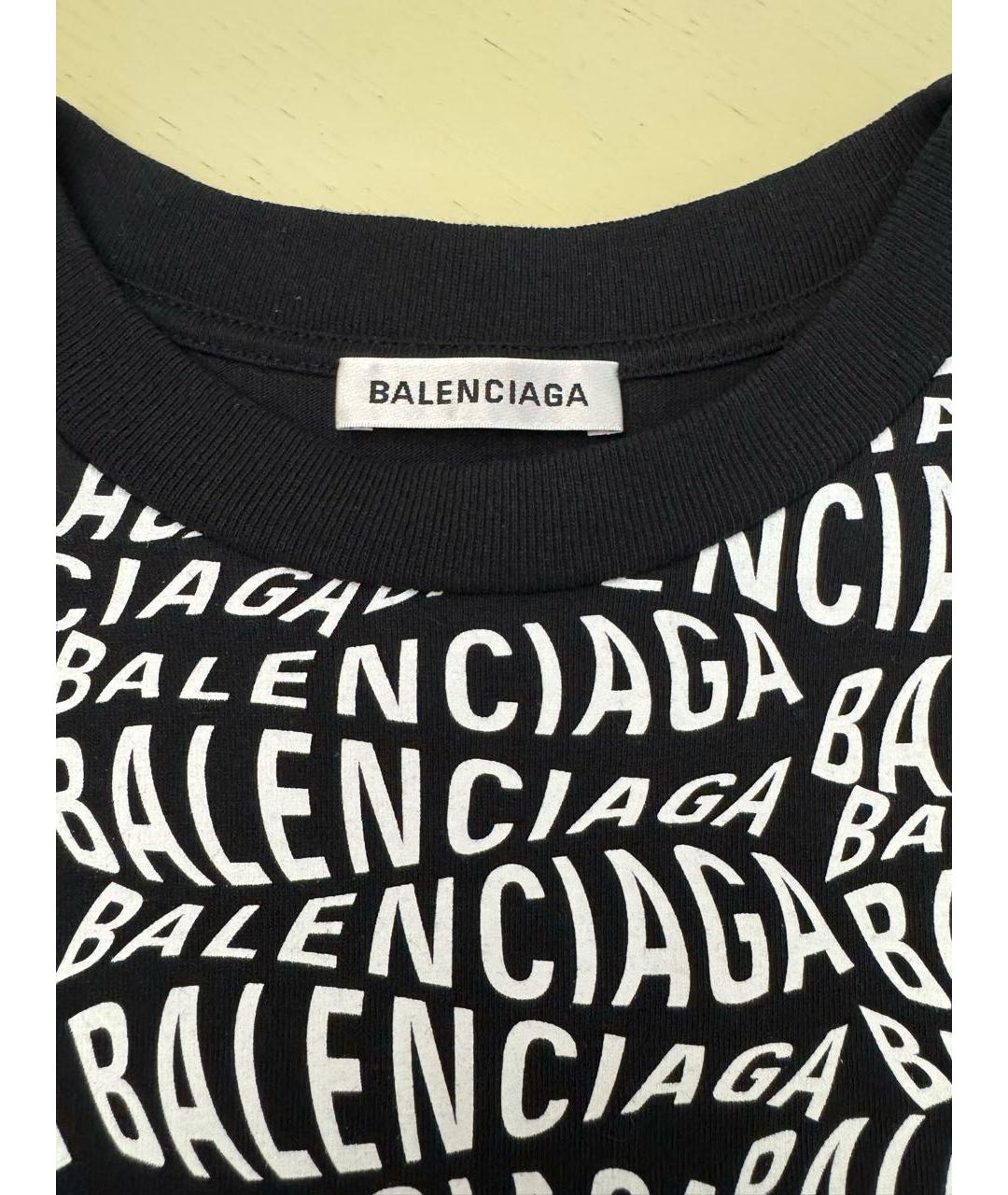 BALENCIAGA Мульти хлопковое повседневное платье, фото 3