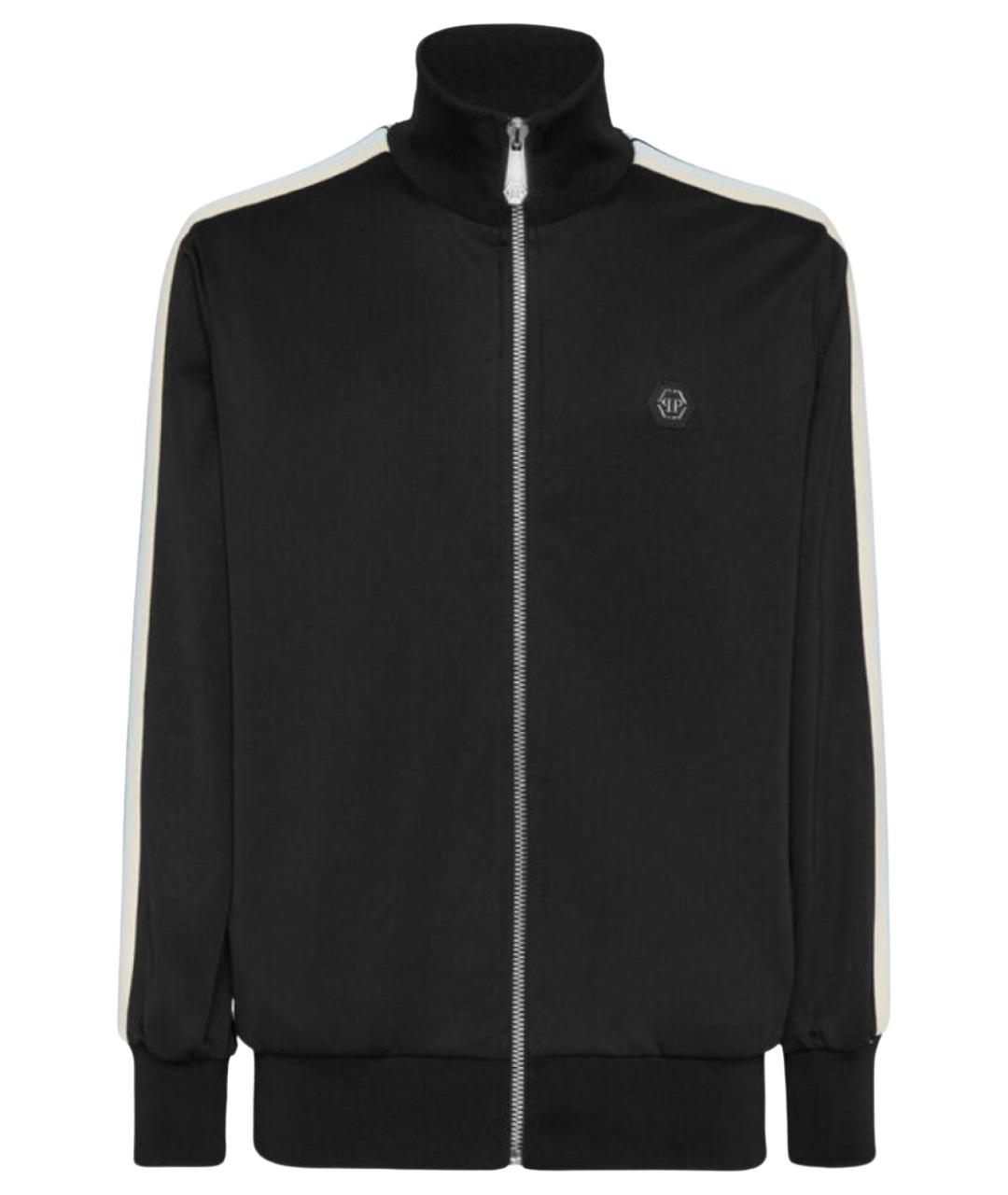 PHILIPP PLEIN Черный хлопковый спортивный костюм, фото 1