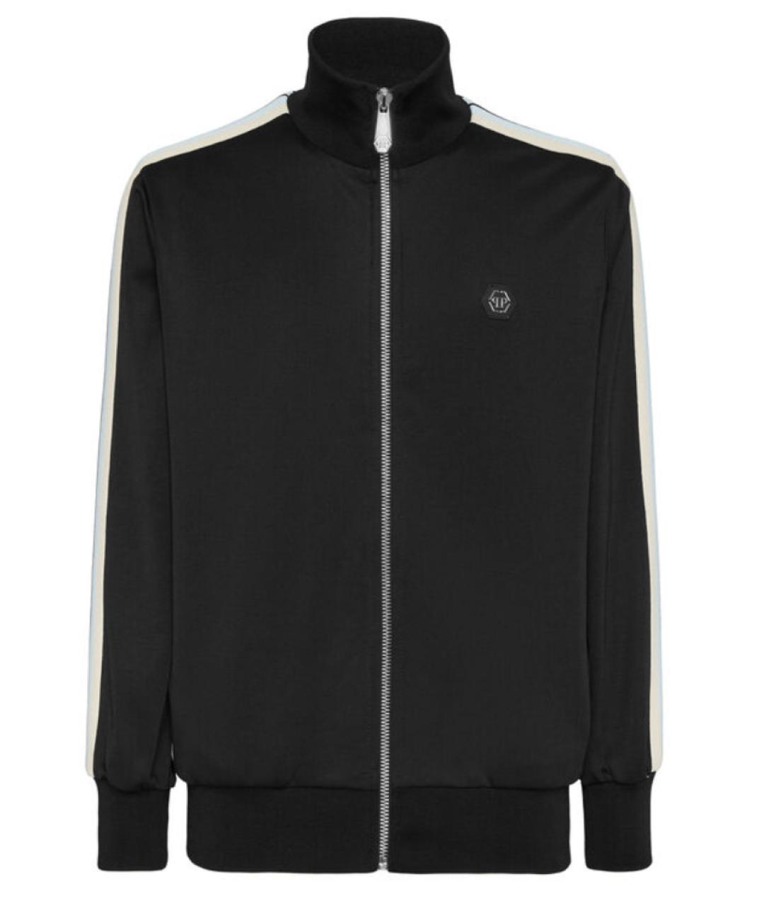 PHILIPP PLEIN Черный хлопковый спортивный костюм, фото 9