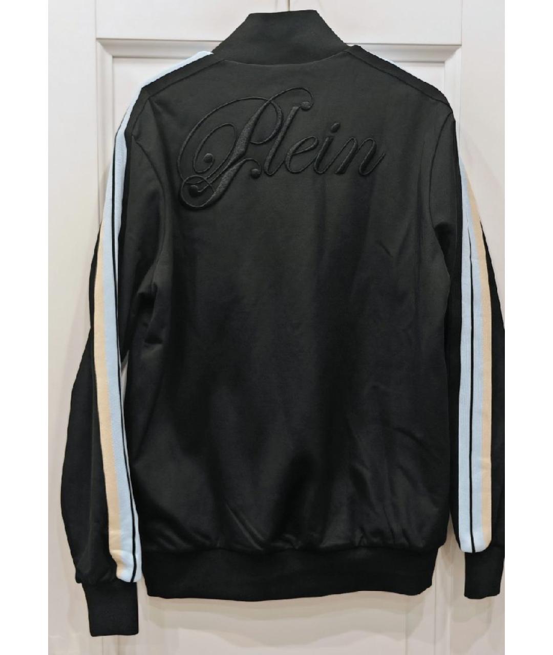 PHILIPP PLEIN Черный хлопковый спортивный костюм, фото 3