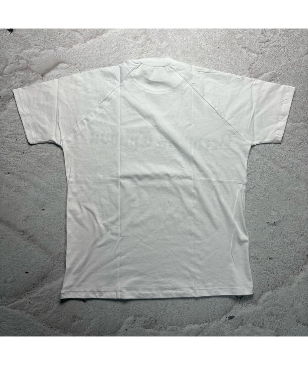 YEEZY Белая хлопковая футболка, фото 3